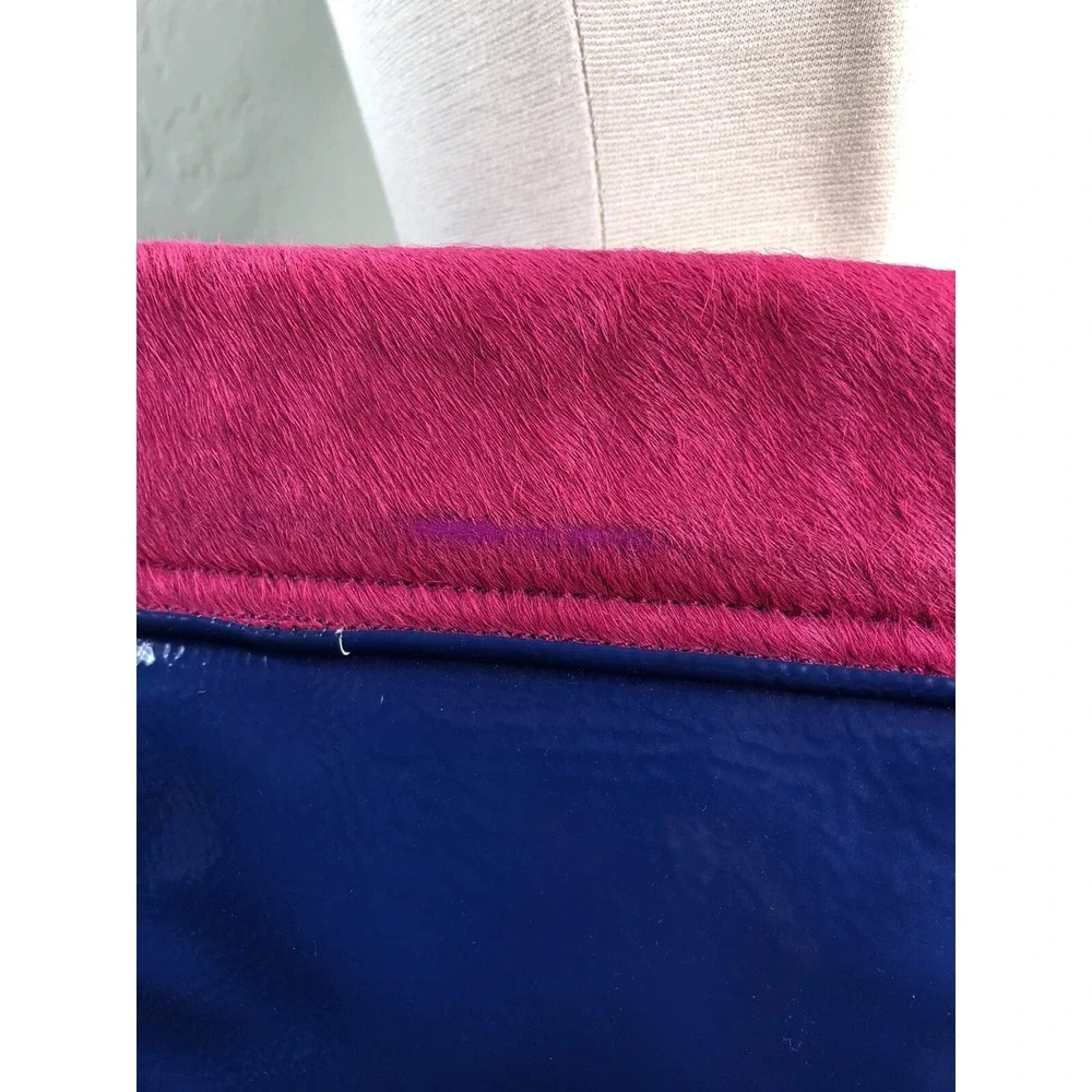 Gianni Bini Clutch Shoulder Envelope Bag Blue Pink‎